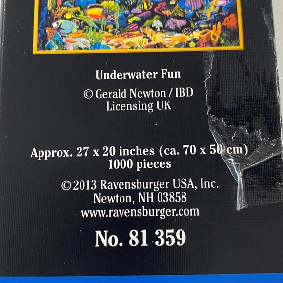 Ravensburger 1000 piece puzzle “Underwater Fun” 2013 new in box - Picture 3 of 4